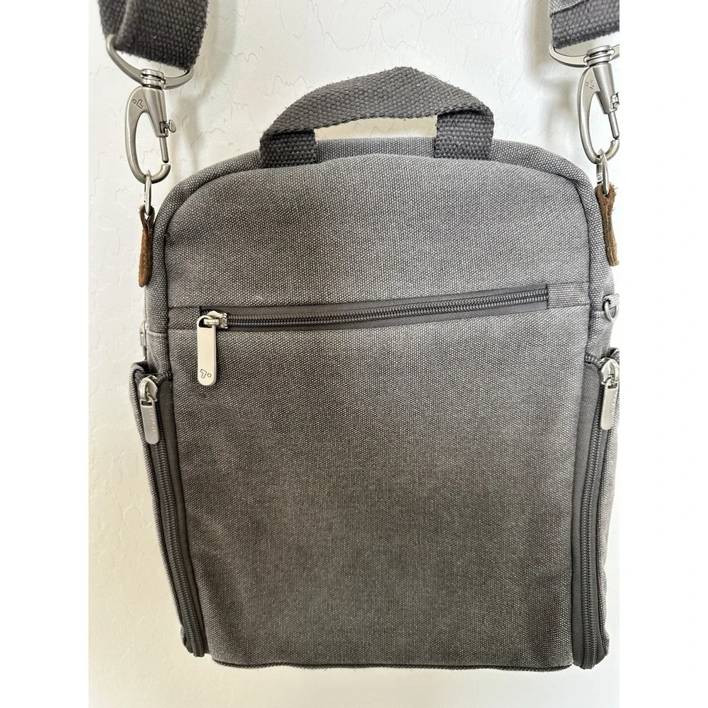 Travelon Anti-Theft Heritage Tour Bag Pewter - 33074-540, Pewter